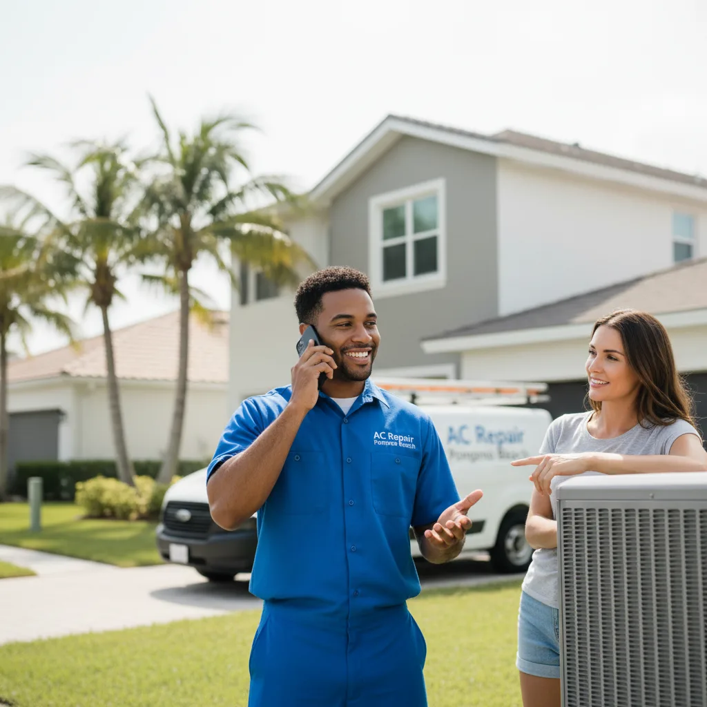 AC Repair Pompano Beach customer support in Ash